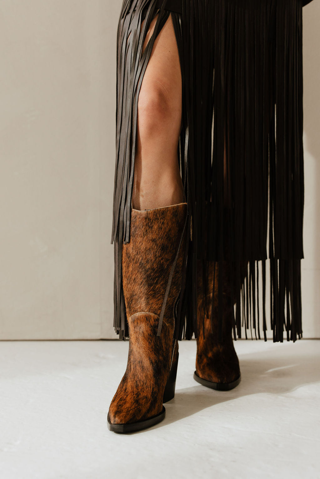 Olsson Texan Mid Shaft Boot in Ponyhair